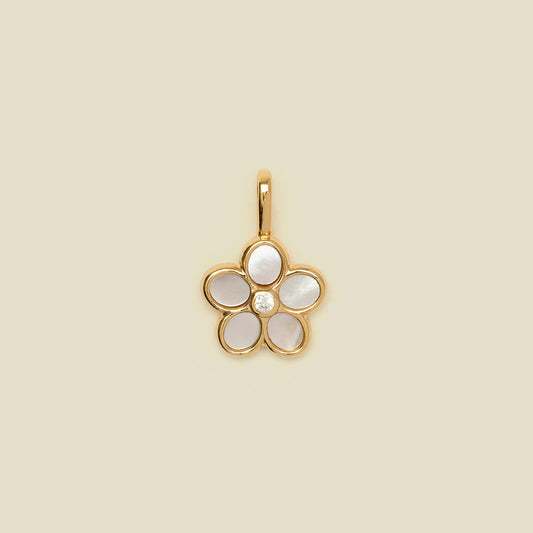 Charms Flor Blanca