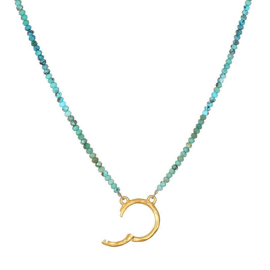 Collar charms elegant look menta aqa